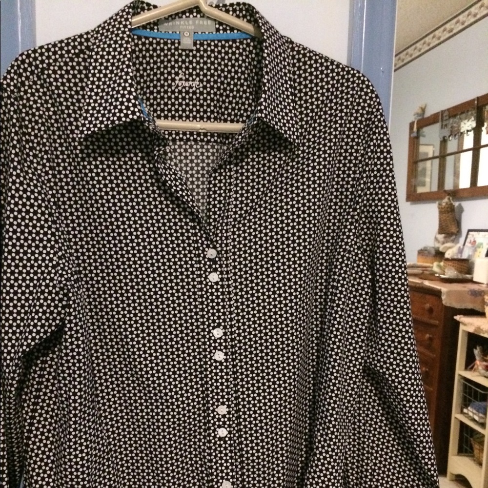 Fox Croft wrinkle free long sleeved shirt